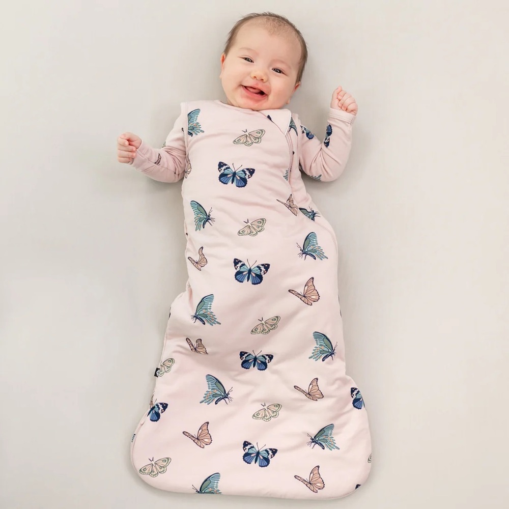 Kyte Baby Blush Butterfly 1.0 TOG Sleep Sack (Medium)